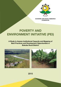 Bukoba Rural District Report - Economic and Social Research