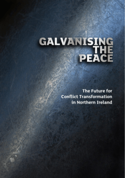 The Future for Conflict Transformation in Northern Ireland