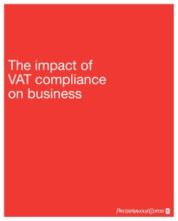 The impact of VAT compliance on business