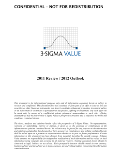 2011 Review / 2012 Outlook - 3