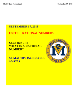 Math 9 Sept 17.notebook