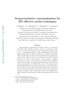 Nonperturbative renormalization for 2PI effective action techniques