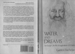 Gaston Bachelard from Water and Dreams