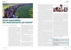 Social responsibility