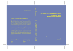 Jakob Gustavsson THE POLITICS OF FOREIGN POLICY CHANGE