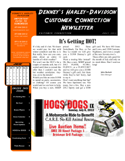 July 12 - Denney`s Harley