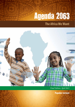 African Union`s Agenda 2063