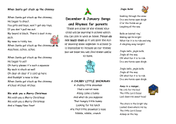December-January Song Sheet - Waringstown Primary School