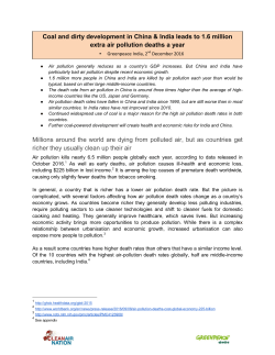 Millions around the world are dying from polluted air, but as