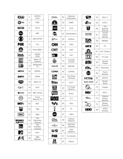 3 WCWG (CW) 4 PBS 6 WLXI 7 ABC 9 CBS WFMY 10 Fox 11 WXII