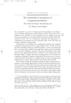 The Clark Amendment - Academic Home Page