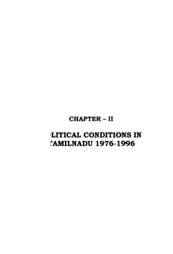 LITICAL CONDITIONS IN PAMILNADU 1976-1996