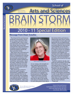 Brain Storm 2010-11 - Southeastern Oklahoma State University