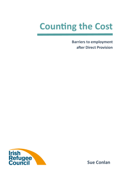 Counting the Cost: Barriers to employment after Direct Provision