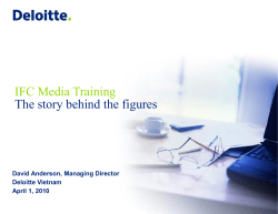 The Story behind the Numbers: Examining an Annual Report of