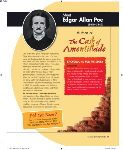 "The Cask of Amontillado"  by Edgar Allan Poe