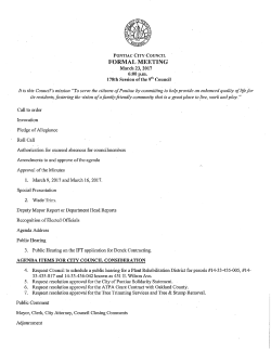 March 23, 2017 - City of Pontiac