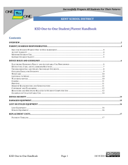 Handbook - Kent School District