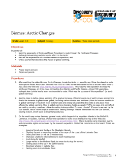 Biomes: Arctic Changes