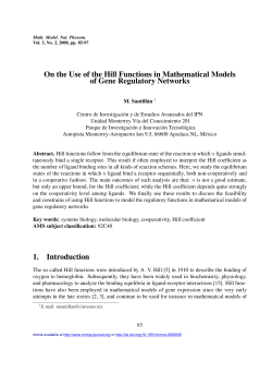 On the Use of the Hill Functions in Mathematical Models of Gene