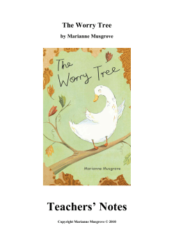 Teachers` Notes - Marianne Musgrove