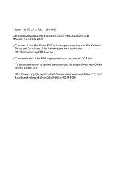 Citation: 39 UCLA L. Rev. 1991-1992 Content downloaded/printed