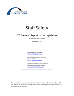 Staff Safety - Access Washington