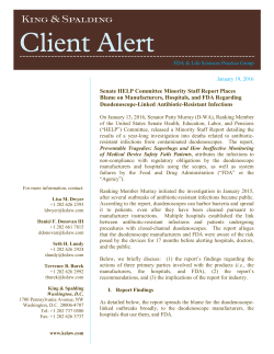 Senate HELP Committee Minority Staff Report Places