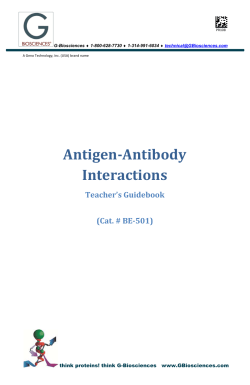 Antigen-Antibody Interactions - G