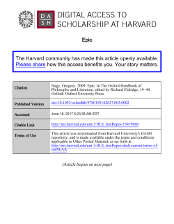 Epic The Harvard community has made this article openly available