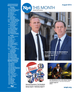 this month - Nashville Public Television