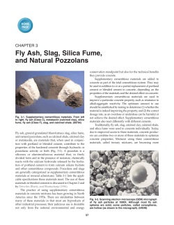 PCA Manual - Fly Ash, Slag, Silica Fume, and Natural Pozzolans