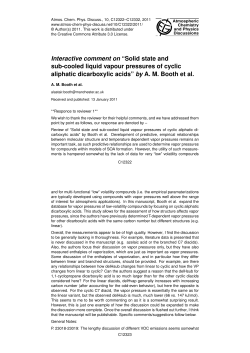 Interactive comment on &ldquo;Solid state and sub