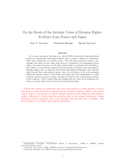 On the Roots of the Intrinsic Value of Decision Rights: Evidence from