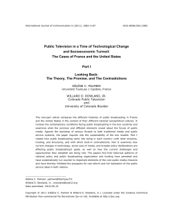 Public Television in a Time of Technological Change