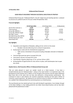 PDF - Hollywood Bowl Group