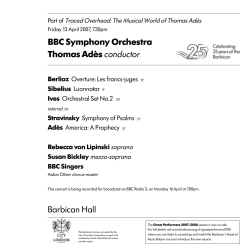 Concert Programme
