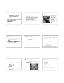 AMBLYOPIA - Optometry`s Meeting