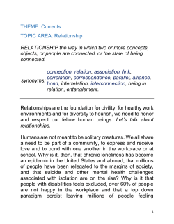 Large Print Topic Description - PDF Format