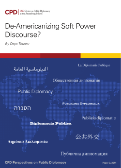 De-Americanizing Soft Power Discourse