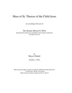 Finale 2007 - [Mass of St. Therese, Kyrie, choral