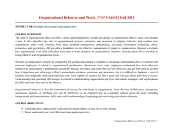 Syllabus - (SMLR), Rutgers