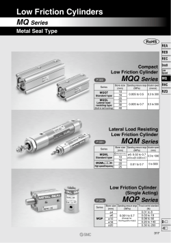 Low Friction Cylinders