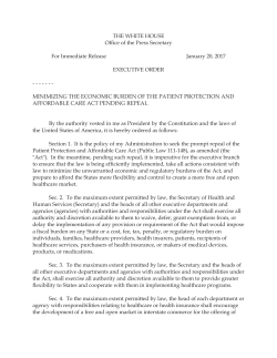 Executive Order
