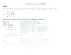 Example on working with piece