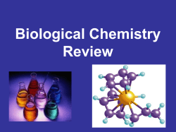 Biochemistry and Inorganic Compounds