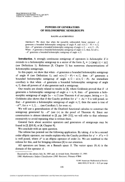 powers of generators of holomorphic semigroups