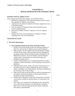 Ch14 Outline-Reformation 10ed-Students