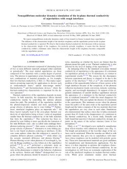 Nonequilibrium molecular dynamics simulation of the in-plane