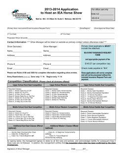 IEA Show Application 2013-14 rev. 5.18.13